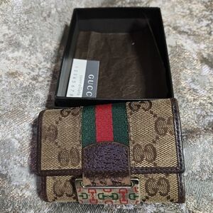 Gucci Brown Wallet With Box